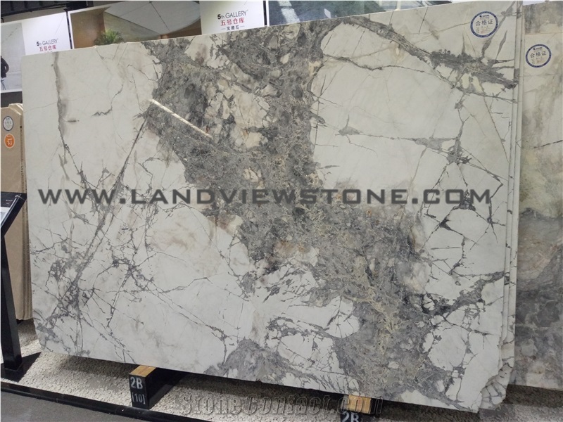 Invisible Grey Marble, Luxury Polished Slabs