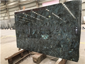 Lemurian Blue Granite Slab, Labradorite Blue Tiles