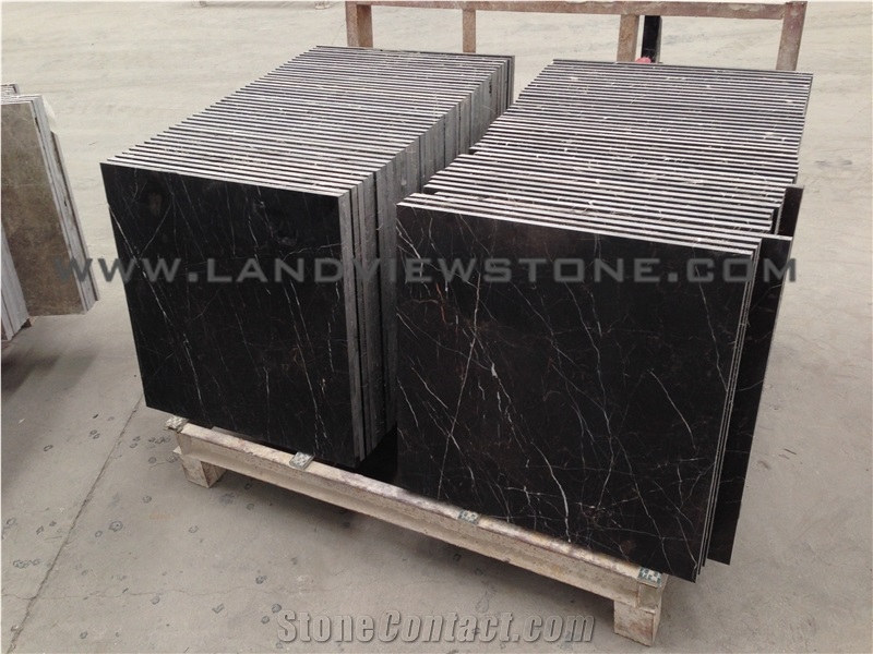 Portor Gold Marble Tiles, China Black Marble Tiles