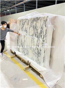 White Marble Arabescato Corchia Floor Wall Tile