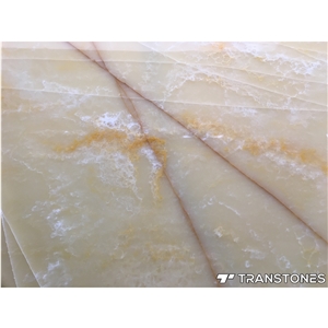 Yellow Onyx Honey Marble Artificial Stone Slabs