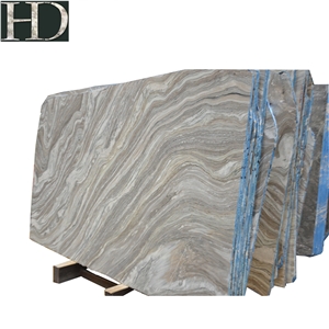 Chinese Polished Cloudy Wave Granite Slab