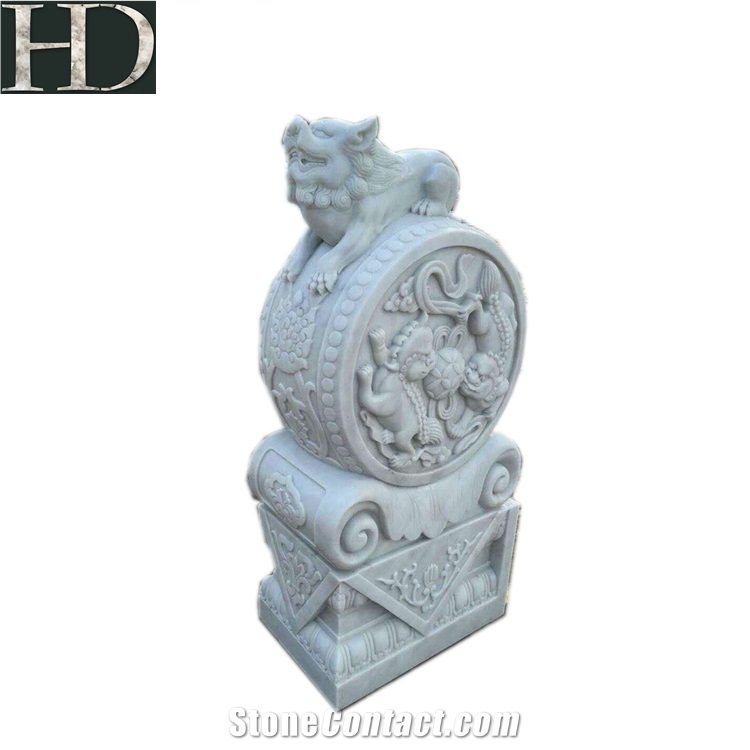 Hand Carving Stone Animal Statue, Sculpture