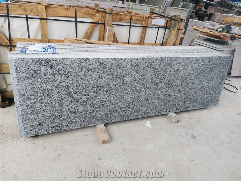 Guangdong White Sea Wave Grey China Granite Tile