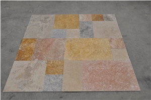 Multicolor Travertine Tiles