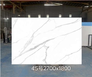 Artificial Stone Marble Carrara White Vein Slabs
