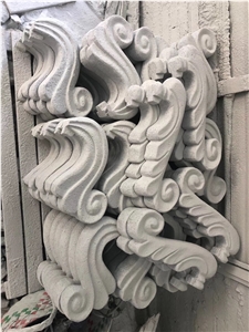 Granite Railing Carving Sculpture Garder Use