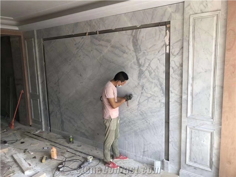 New Bianco White Slabs Wall Paving Tiles