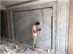 New Bianco White Slabs Wall Paving Tiles