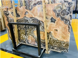 Pakistan Fantasic Onyx Slab Tiles Wall Floor Use