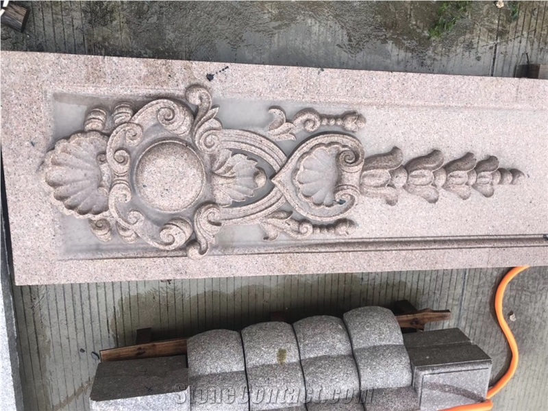 Railing Granite Carving Sulpture Outdoor Wall
