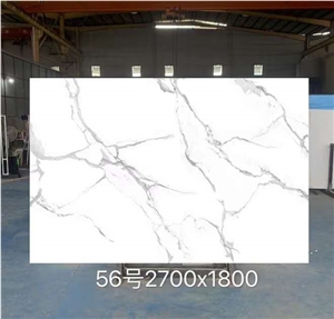 White Artifical Marble Slabs for Wash Countertops
