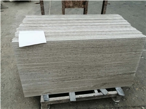 White Wooden Marble Tiles 120x60cm Polished Paving