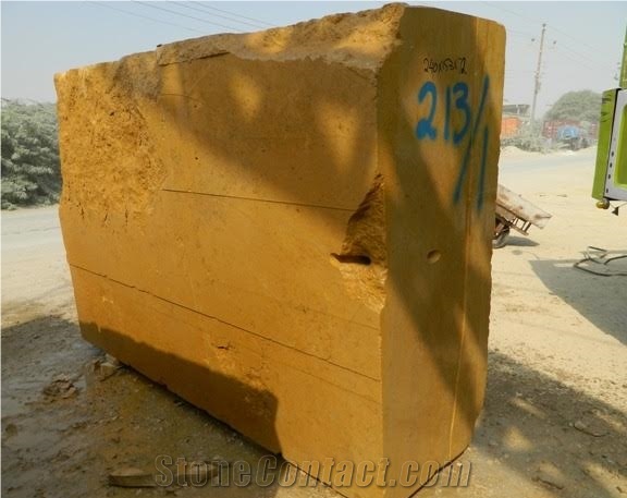 Indus Gold Marble Block, Pakistan