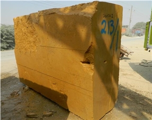 Indus Gold Marble Block, Pakistan