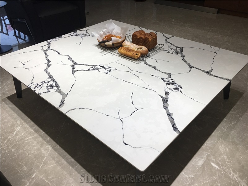 Artificial Quartz Stone Slabs Tiles for Countertops