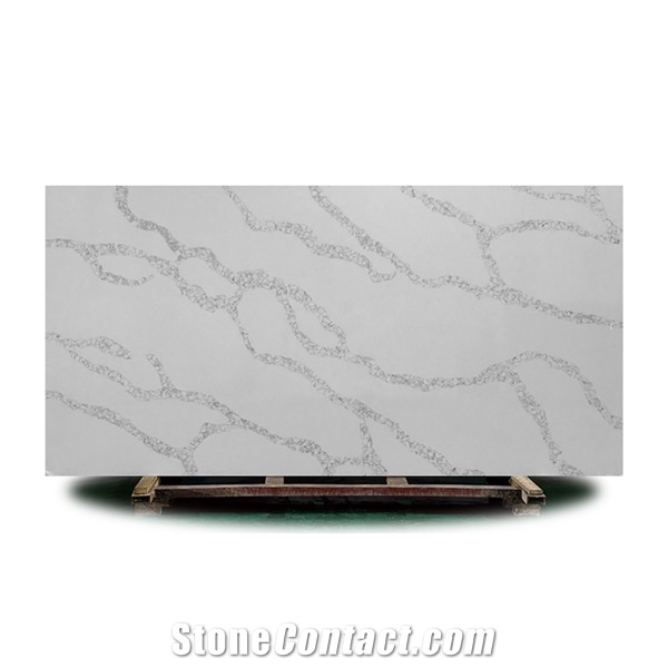 Calacatta Roma Quartz Stone Slabs 5031 for Kitchen from China