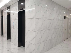 China Carrara White Marble Slabs & Tiles for Wall