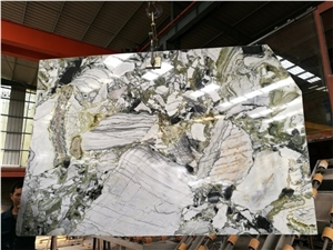 China Emerald Green Marble Slabs Tiles