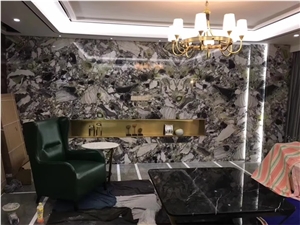 China Emerald Green Marble Slabs Tiles