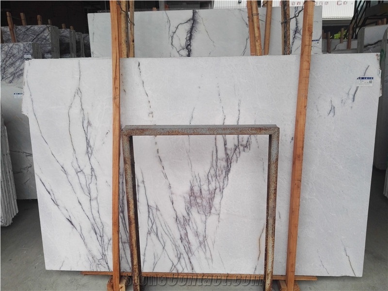 Milas New York White Marble Slabs for Wall Tiles