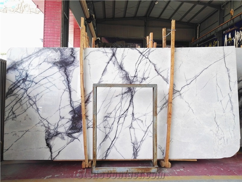 Milas New York White Marble Slabs for Wall Tiles
