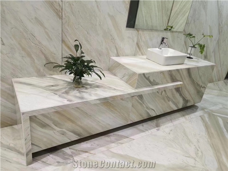 Mugle Earl White Marble Slabs & Tiles for Bathroom