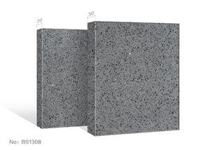 Polished Sparkle Grey Quartz Slabs Stone Tiles