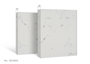 White Carrara Quartz Caesarstone 5151 for Kitchen