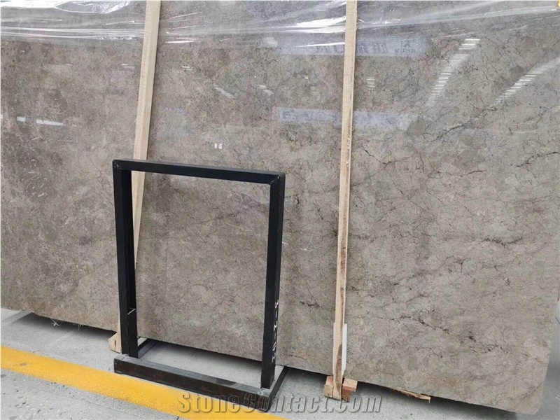 Polished Cyprus Grey Marble for Kitchen Countertop