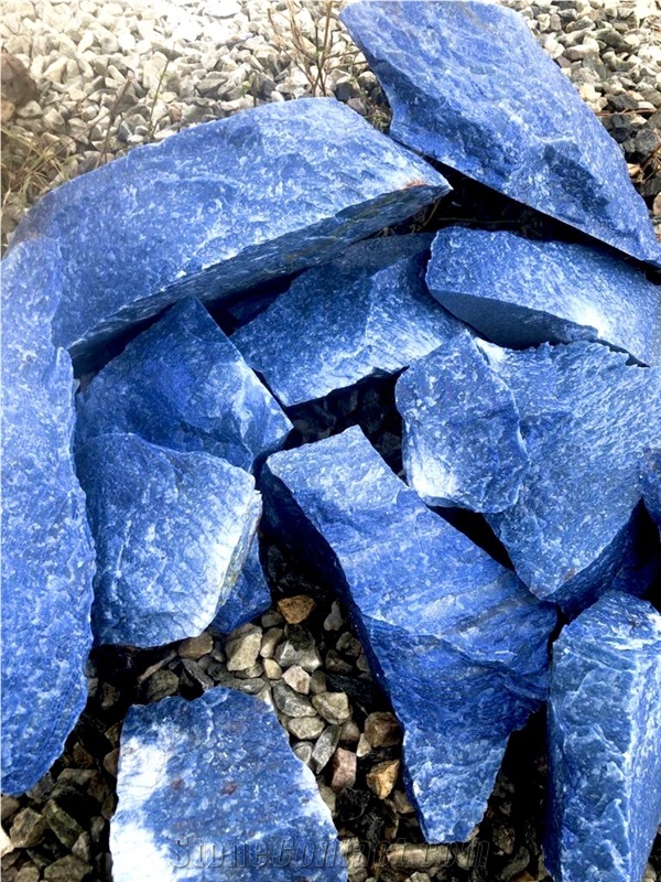 Royal Blue Macaubas Pieces and Small Boulders
