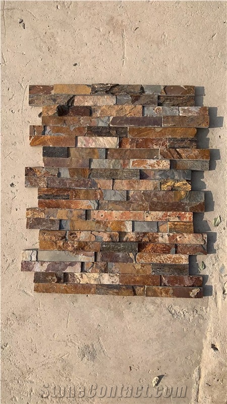 Rusty Slate Culture Stone for Wall Cladding