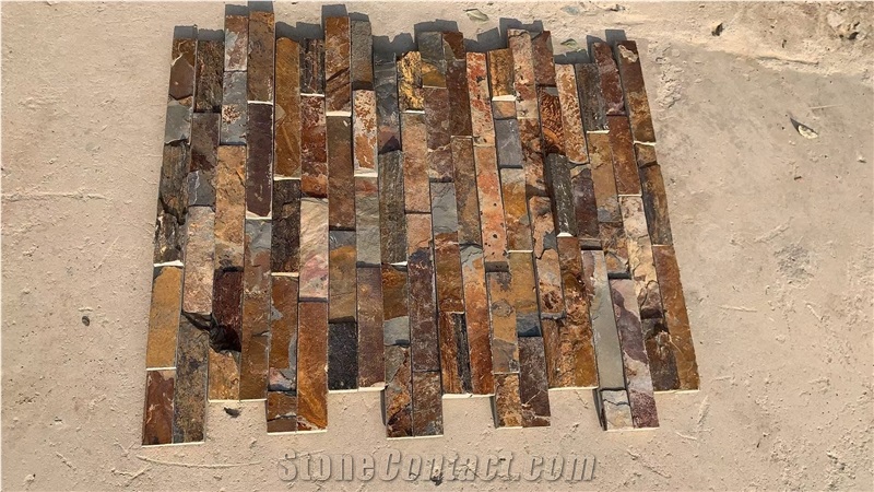 Rusty Slate Culture Stone for Wall Cladding