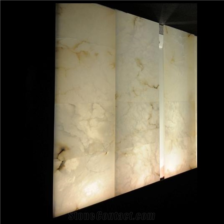 Translucent Alabaster Solid Surface Wall Panel