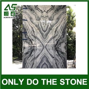 China Blue Totem Grey Marble Step & Riser Factory