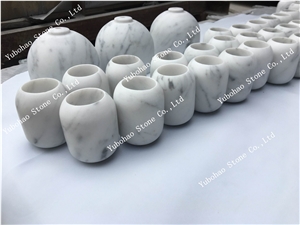 Carrara White/Marble Crafts for Lamp Base/Dome