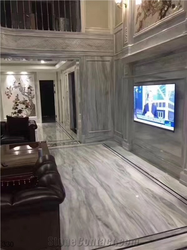 China Venato White Marble Slab Tiles Walling Floor