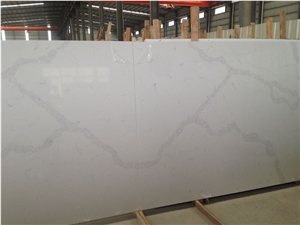 Artificial White Quartz Stone Slabs for Wall&Floor