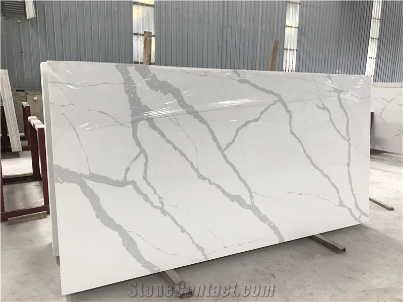 High Quality Calacatta Quartz Solid Surface Stone