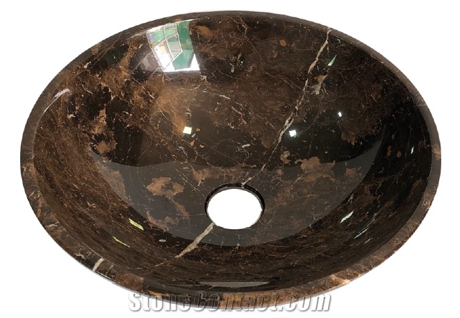 Stone Basin - Brown Marble - Bst27
