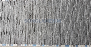 Black Marble Glued Wall Cladding Panel 10 Lines