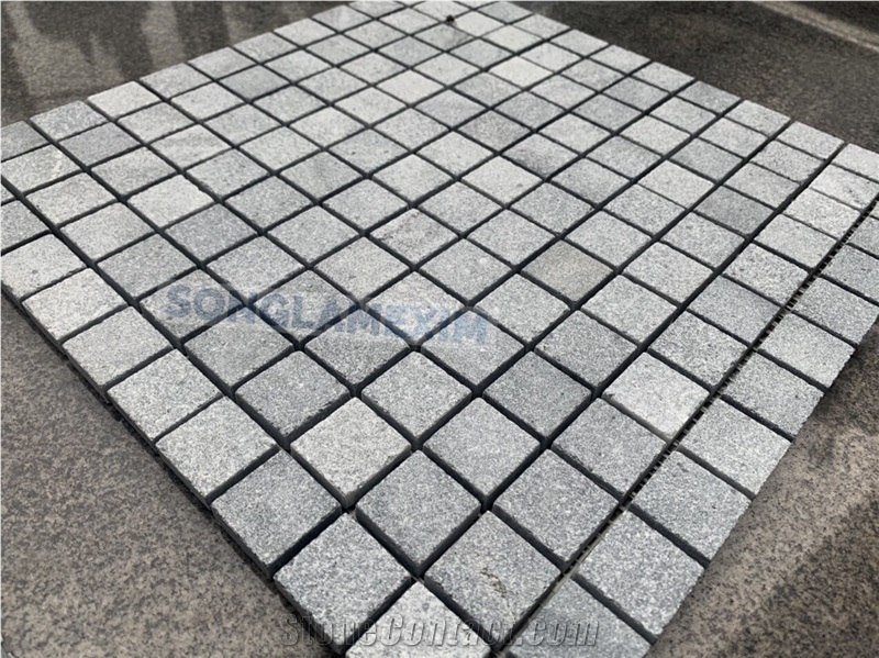 Chipped Mosaic - Sanded Grey Marble