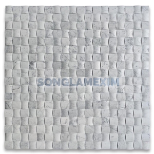 Milky White Honed Basics Mosaics