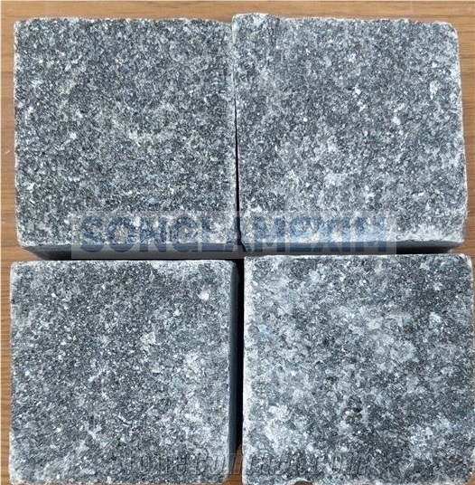 Split Surface Grey Marble Cobblestone