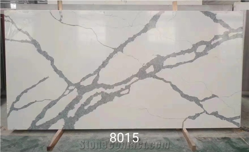 Calacatta Marble Looks Carrara Quartz Slabs