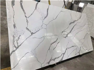 Calacatta Marble Looks Carrara Quartz Slabs