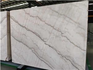 Twill White Chinese Oriental Eastern Marble Slabs