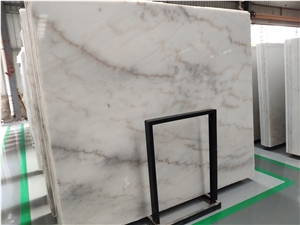 Twill White Chinese Oriental Eastern Marble Slabs