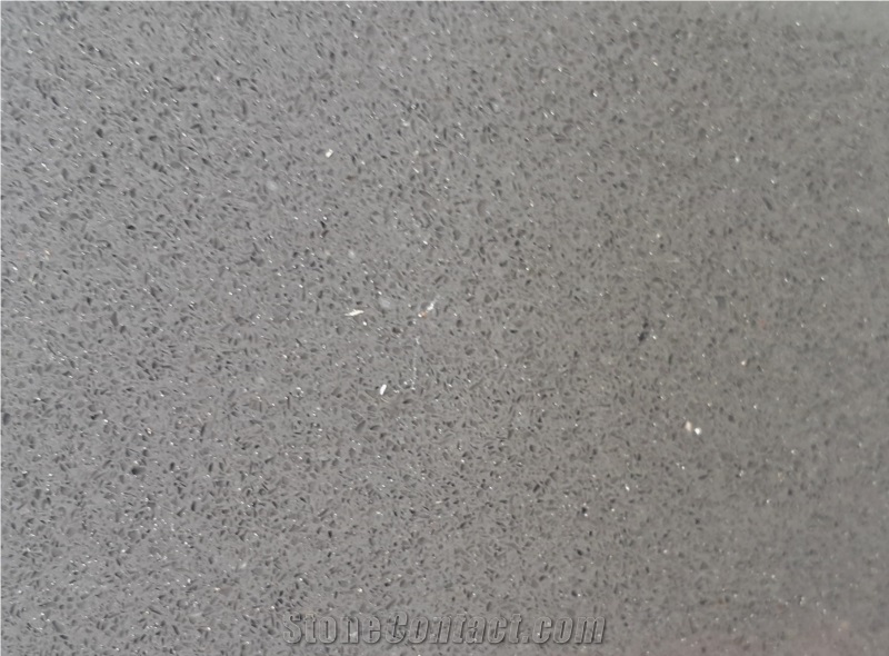 Charcoal Grey Quartz Stone Slab from Malaysia
