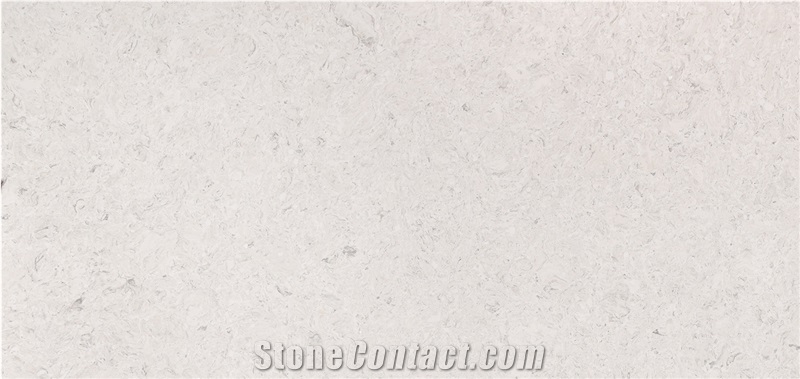 Cloudy White Quartz Stone Slab